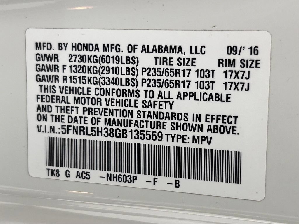 Used 2016 Honda Odyssey SE image 21