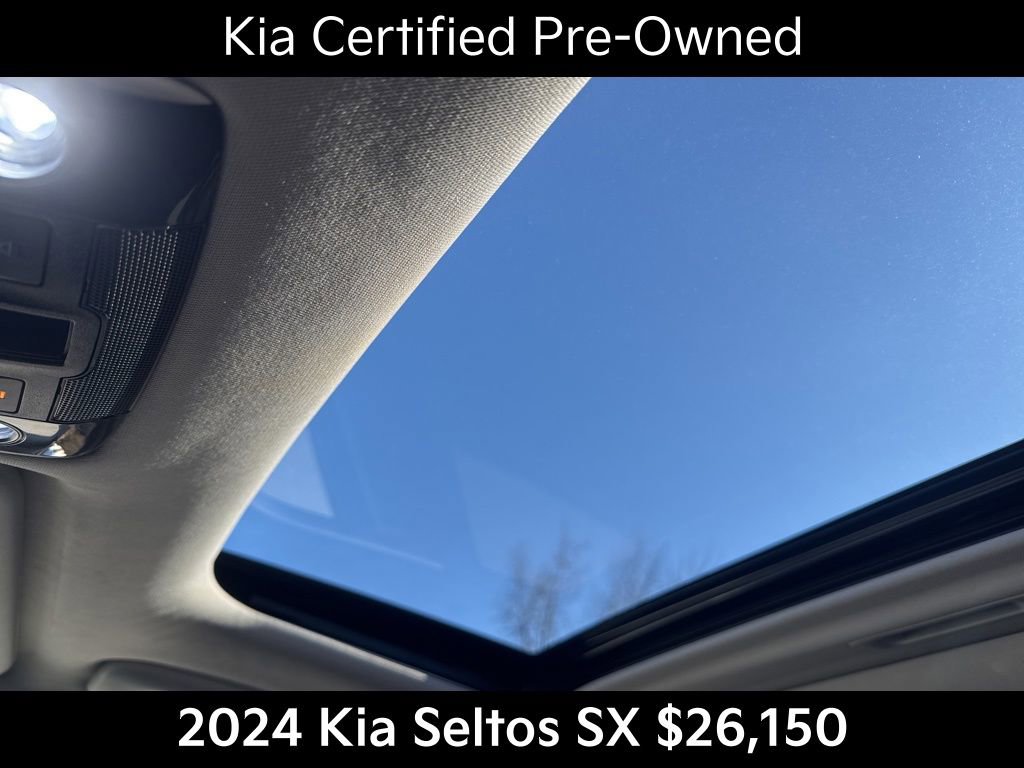 Certified 2024 Kia Seltos SX w/ SX Sunroof Package image 35