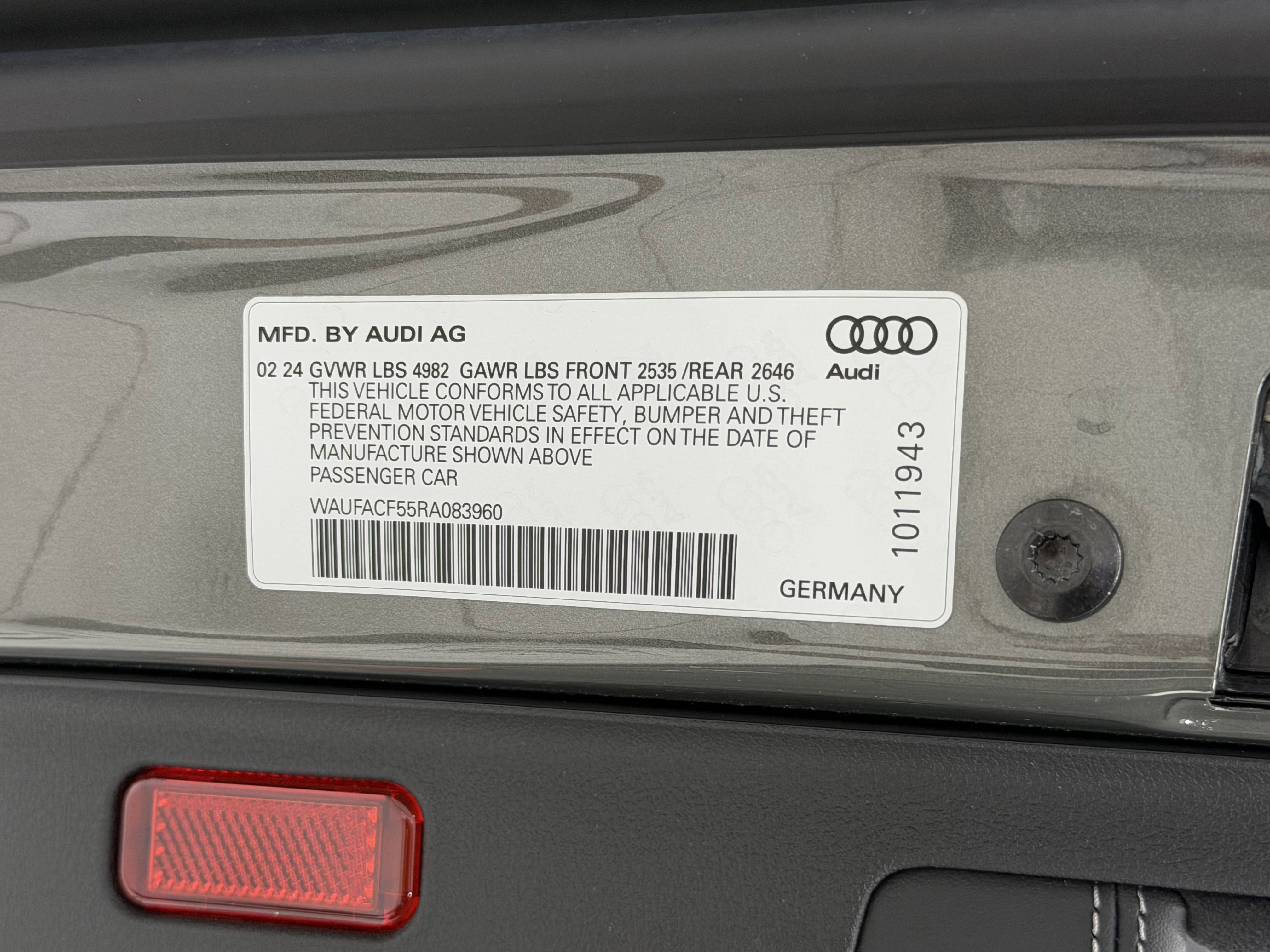 Used 2024 Audi A5 2.0T Premium Plus w/ Premium Plus AWD/4WD image 57