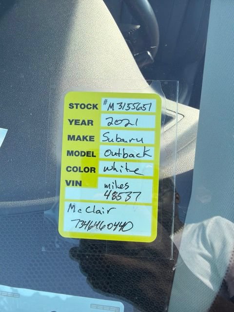 Used 2021 Subaru Outback Onyx Edition XT AWD/4WD image 16