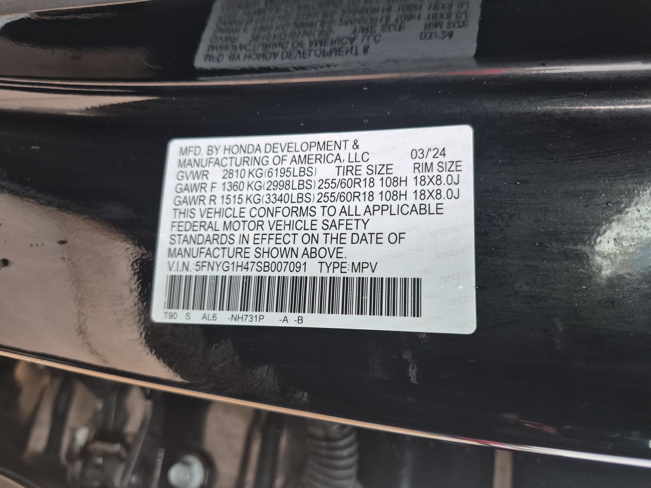 Certified 2025 Honda Pilot EX-L image 34