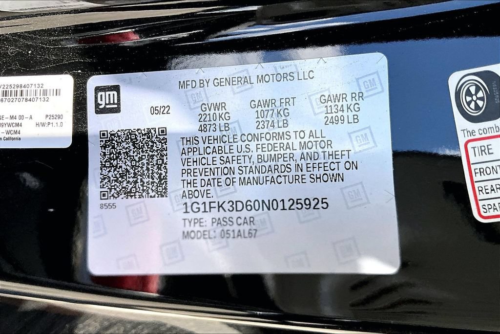 Used 2022 Chevrolet Camaro ZL1 RWD image 40