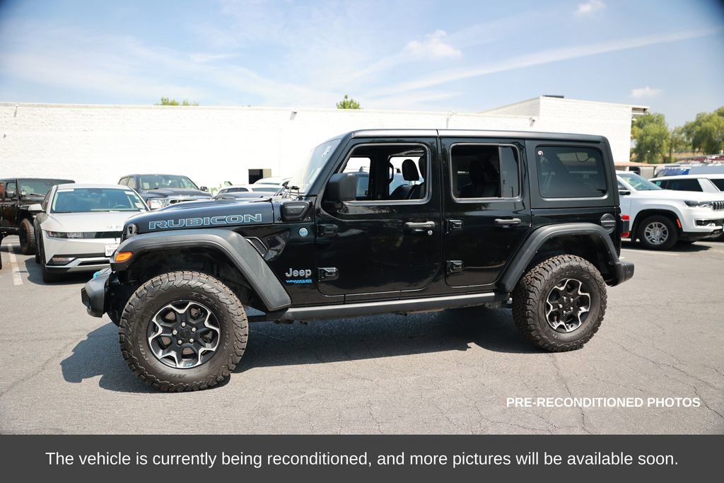 Used 2022 Jeep Wrangler Unlimited Rubicon 4xe w/ Cold Weather Group image 2