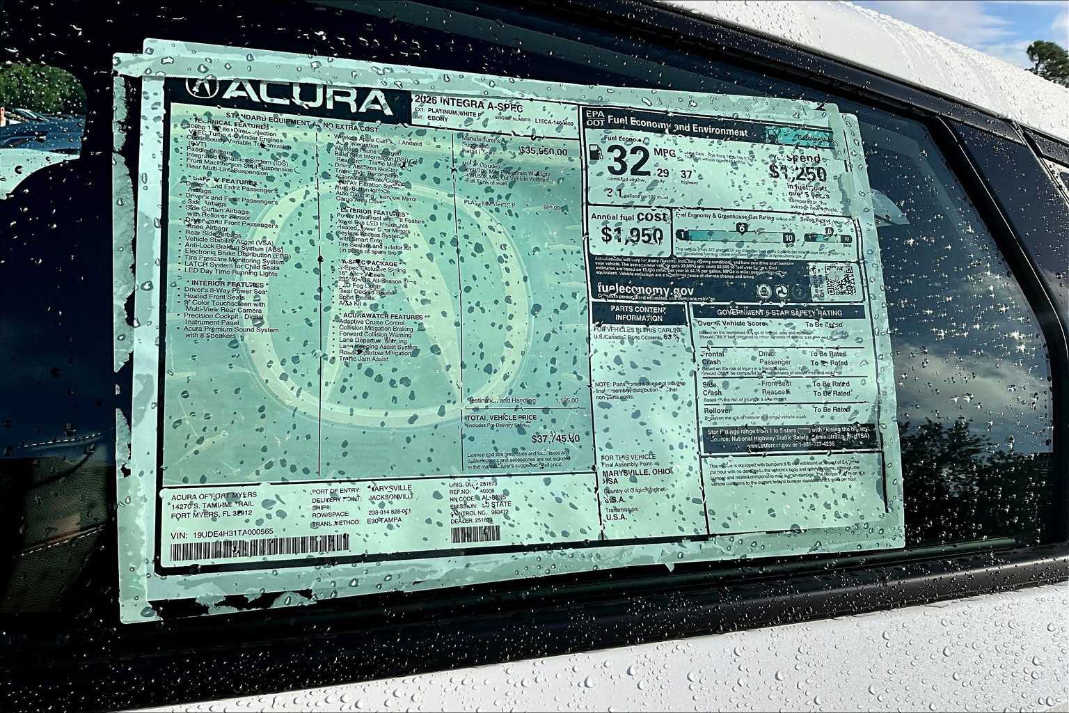 Certified 2026 Acura Integra A-Spec FWD image 22