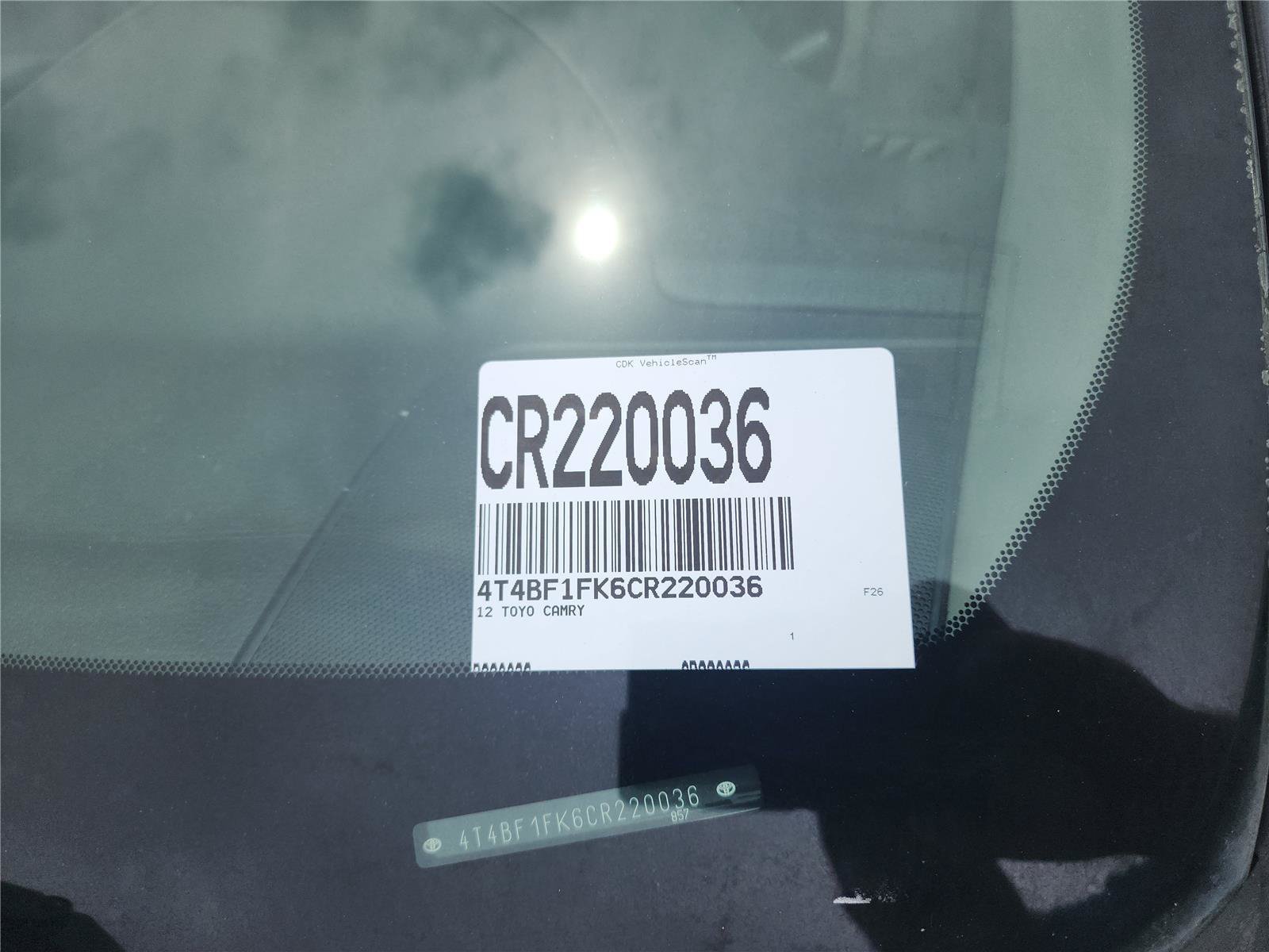 Used 2012 Toyota Camry LE FWD image 10