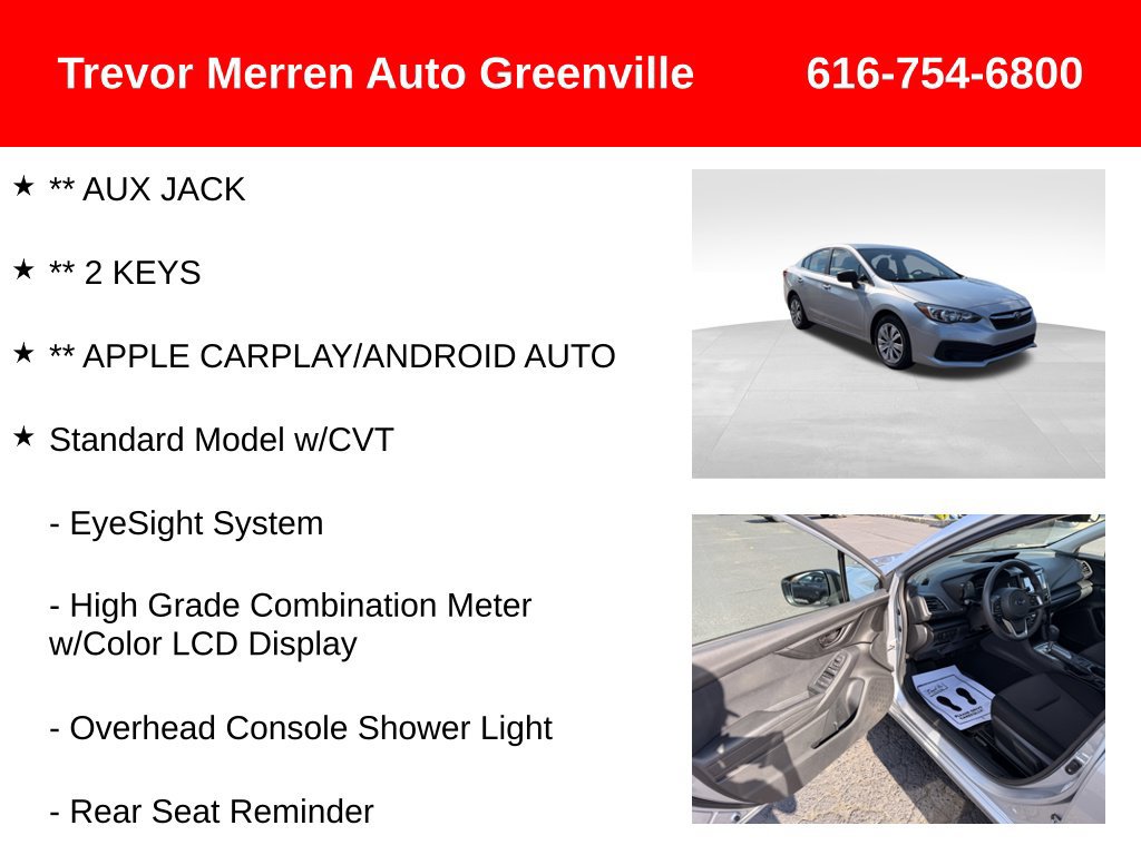 Used 2022 Subaru Impreza 2.0i AWD/4WD image 13
