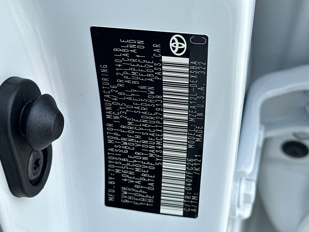 New 2026 Toyota Corolla SE FWD image 30