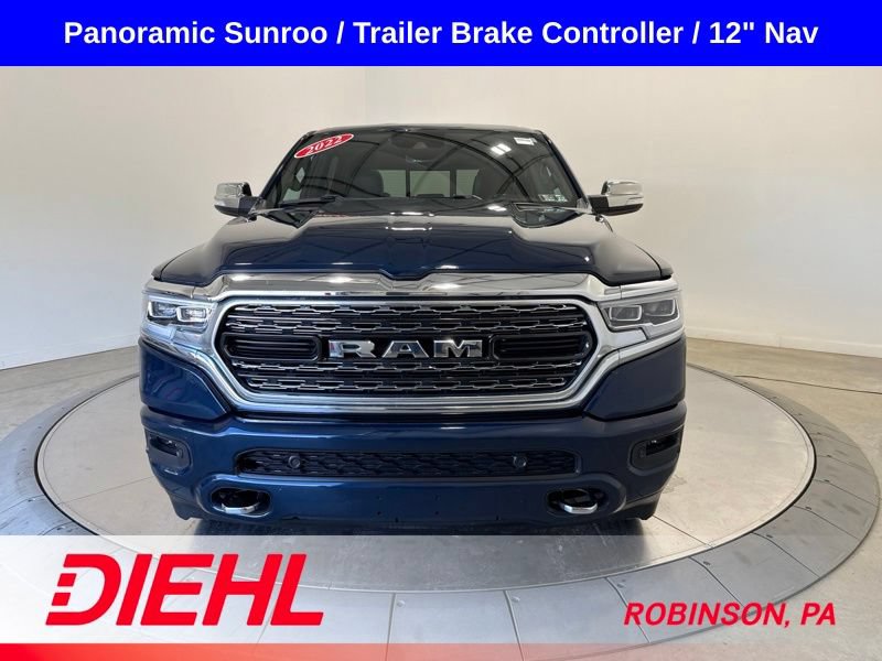Used 2022 RAM 1500 Limited w/ Body Color Bumper Group AWD/4WD image 2