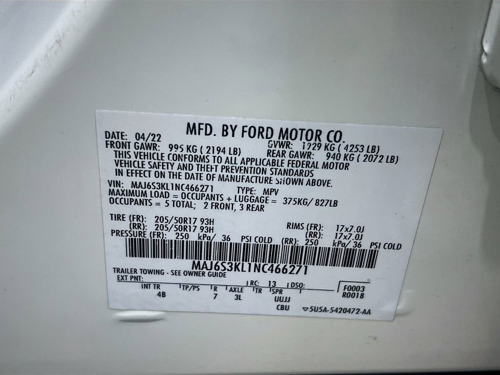 Used 2022 Ford EcoSport Titanium image 18