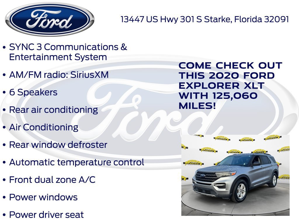 Used 2020 Ford Explorer XLT w/ Equipment Group 202A RWD image 20