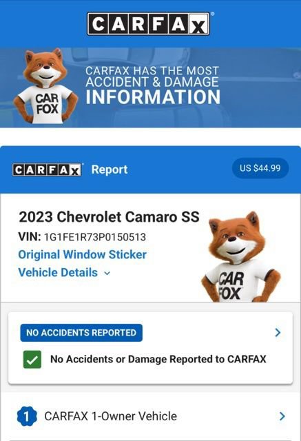 Used 2023 Chevrolet Camaro SS RWD image 6