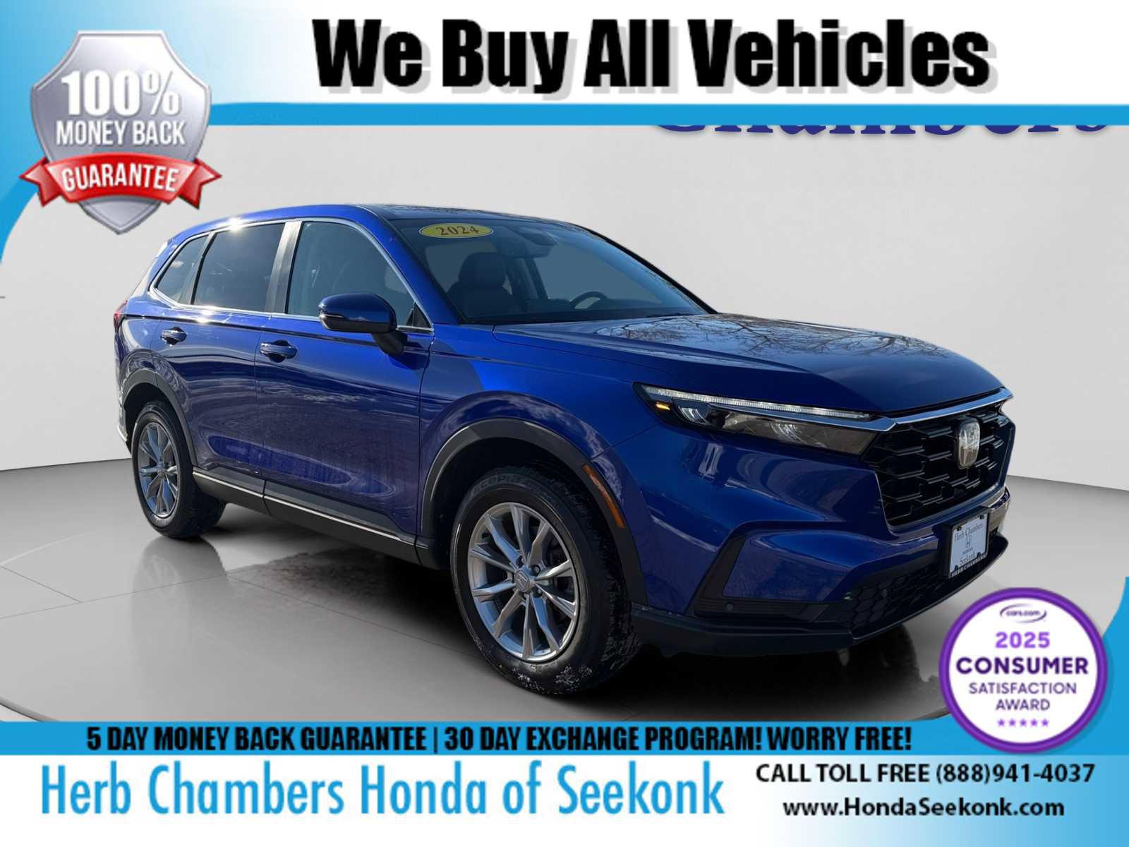 Used 2024 Honda CR-V EX-L image 1