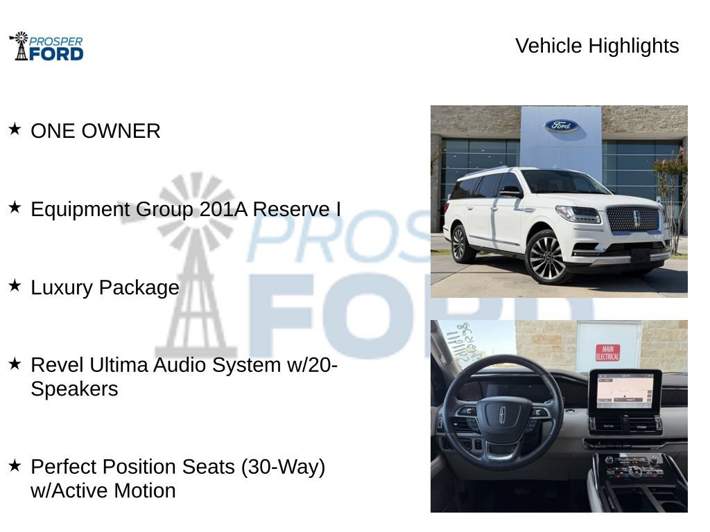 Used 2021 Lincoln Navigator L Reserve w/ Luxury Package RWD image 5