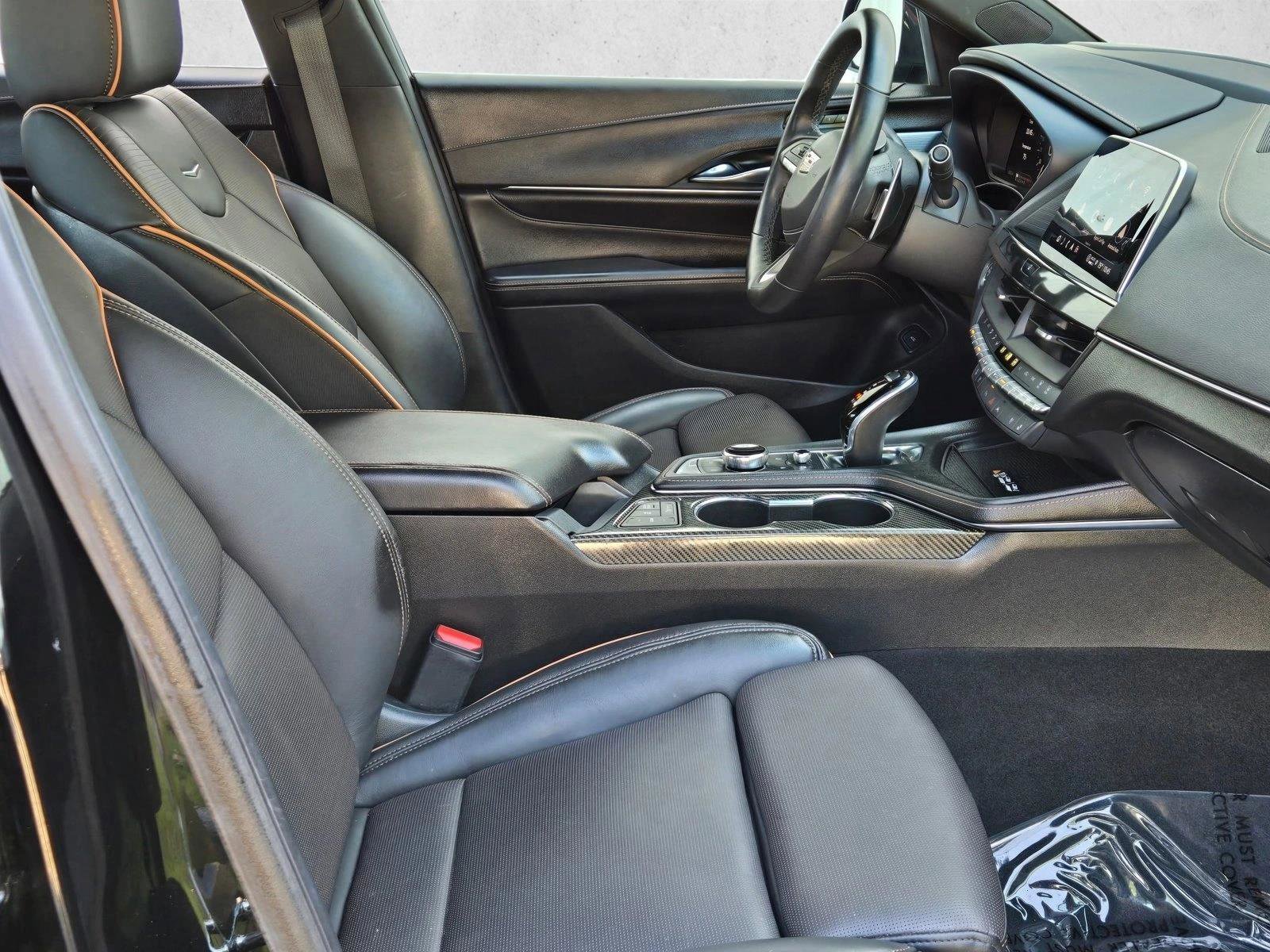 Used 2022 Cadillac CT4 V w/ Navigation Package RWD image 21
