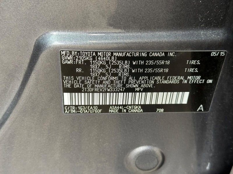 Used 2015 Toyota RAV4 Limited w/ Technology Package AWD/4WD image 31