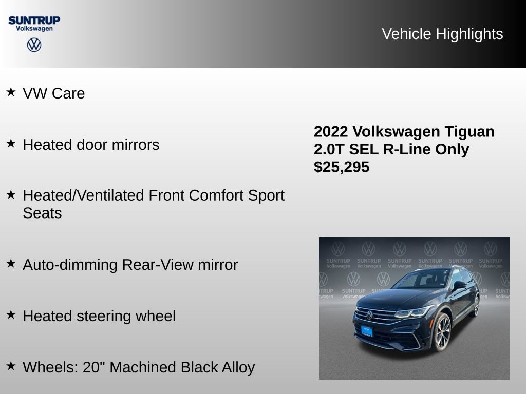 Used 2022 Volkswagen Tiguan SEL R-Line image 22