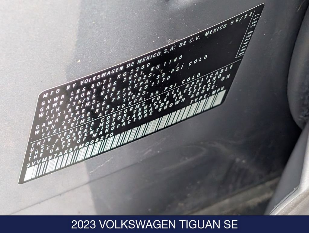 Used 2023 Volkswagen Tiguan SE image 35