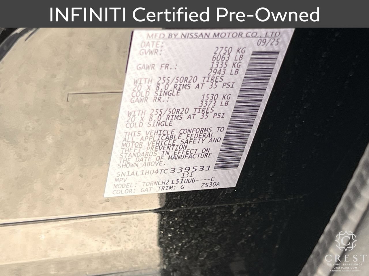 Certified 2026 INFINITI QX60 Autograph w/ Autograph Tech Package AWD/4WD image 34