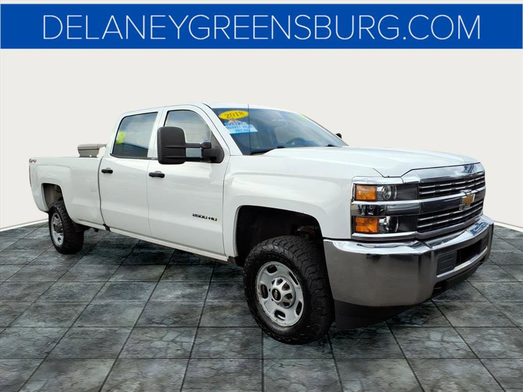 Used 2018 Chevrolet Silverado 2500 W/T w/ Snow Plow Prep Package