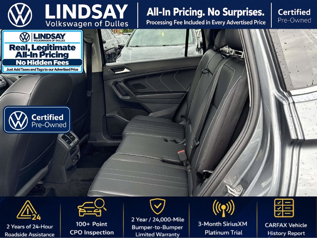 Certified 2023 Volkswagen Tiguan SE w/ Panoramic Sunroof Package AWD/4WD image 11