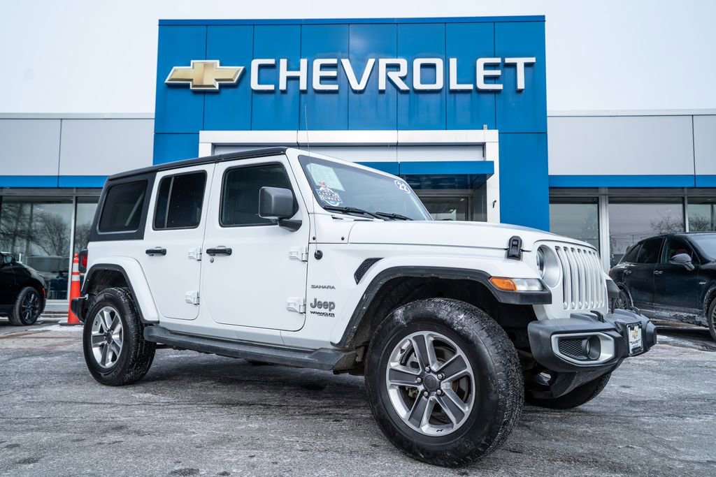 Used 2022 Jeep Wrangler Unlimited Sahara video 1