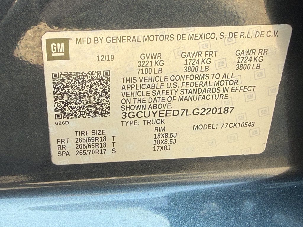 Certified 2020 Chevrolet Silverado 1500 RST AWD/4WD image 13