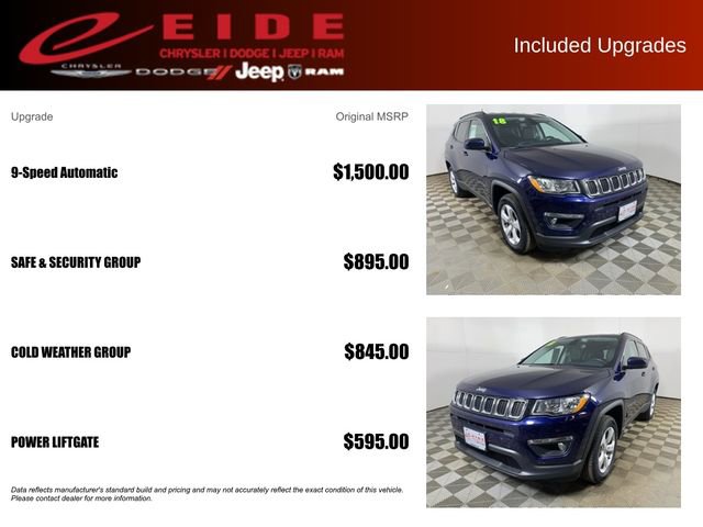 Used 2018 Jeep Compass Latitude w/ Safe & Security Group image 12