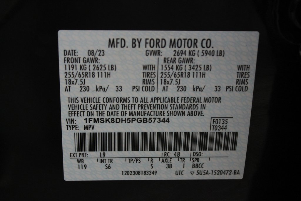 Certified 2023 Ford Explorer XLT w/ Equipment Group 202A image 25