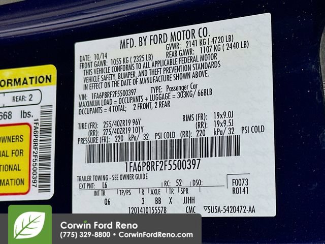 Used 2015 Ford Mustang 50 Years RWD image 33