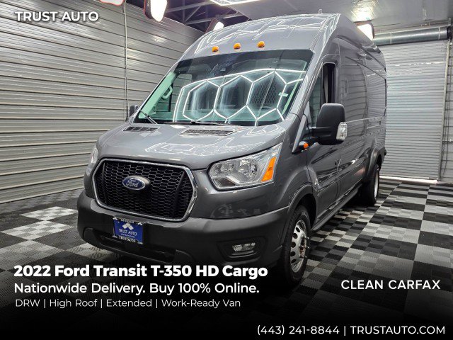 Used 2022 Ford Transit 350 148 High Roof Extended DRW w/ Exterior Upgrade Package