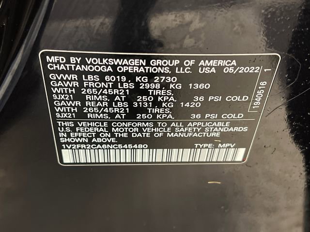 Used 2022 Volkswagen Atlas SEL Premium image 30