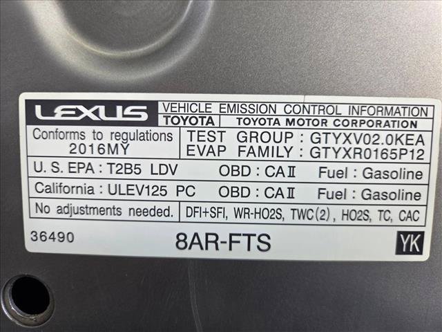 Used 2016 Lexus RC 200t RWD image 17