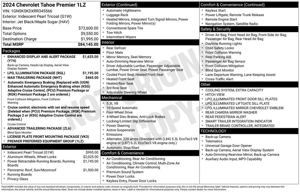 Used 2024 Chevrolet Tahoe Premier AWD/4WD image 6