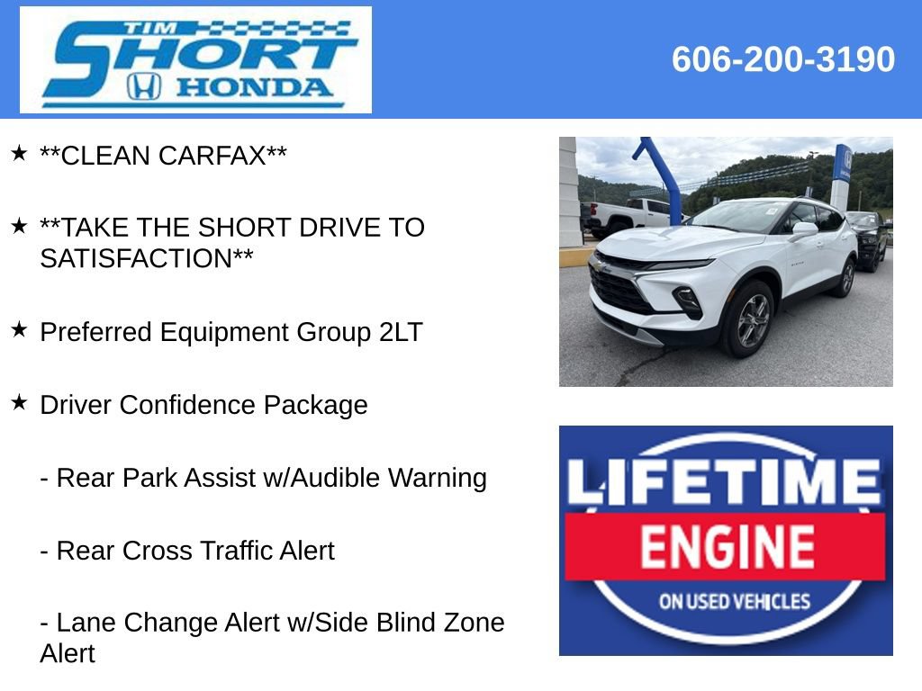 Used 2023 Chevrolet Blazer LT w/ Convenience Package FWD image 5