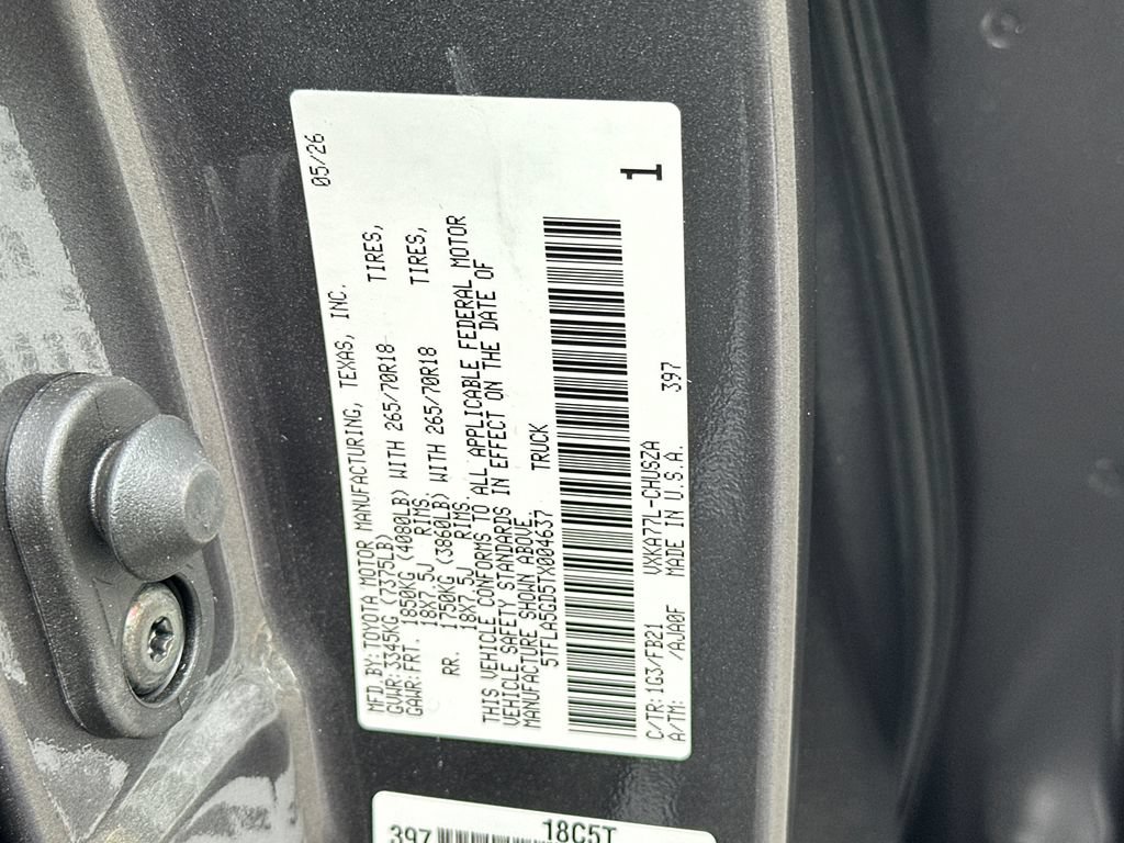 New 2026 Toyota Tundra SR5 AWD/4WD image 29