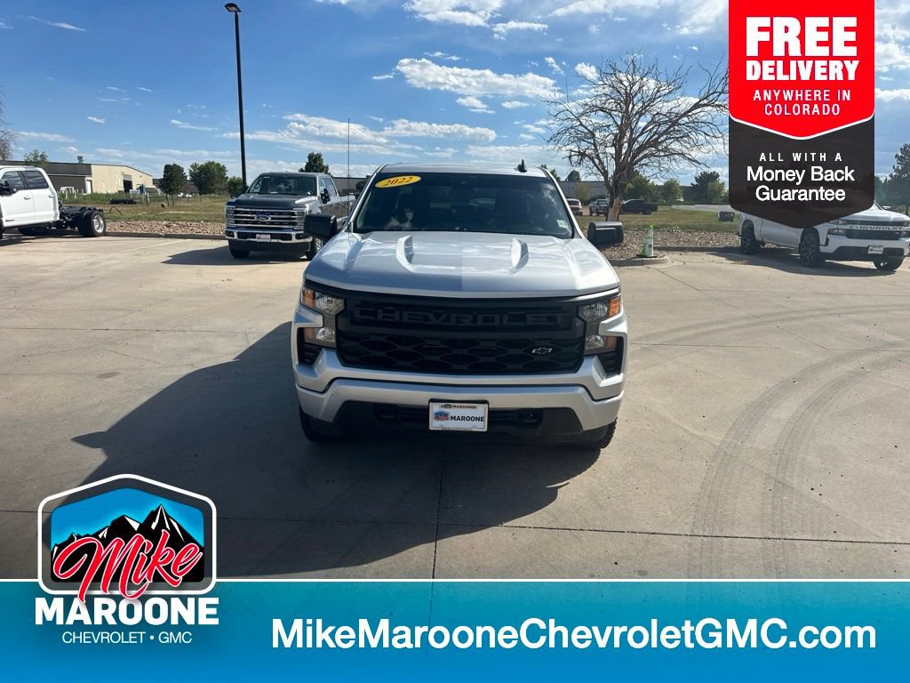 Certified 2022 Chevrolet Silverado 1500 Custom w/ LPO, Dark Essentials Package