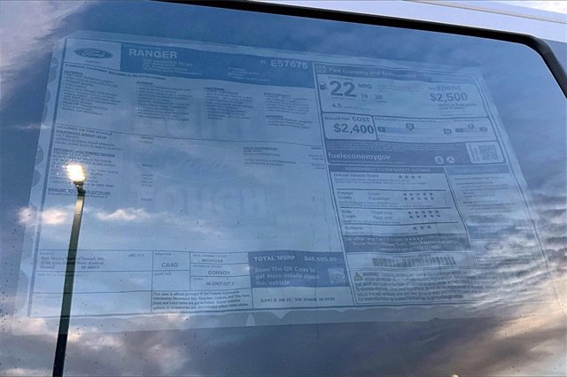 New 2025 Ford Ranger XLT w/ Equipment Group 301A High image 14