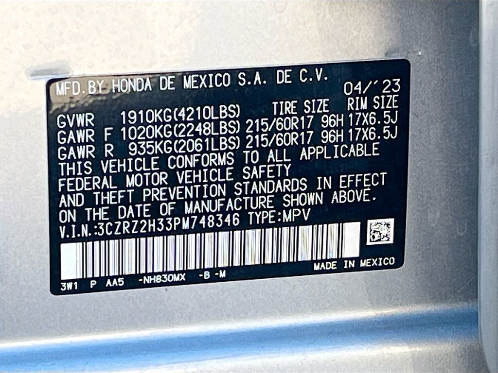 Used 2023 Honda HR-V LX image 30