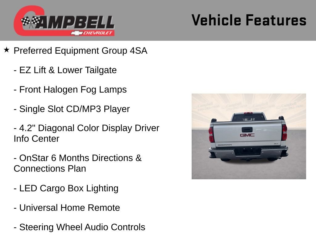 Used 2015 GMC Sierra 1500 SLT w/ SLT Crew Cab Value Package image 21