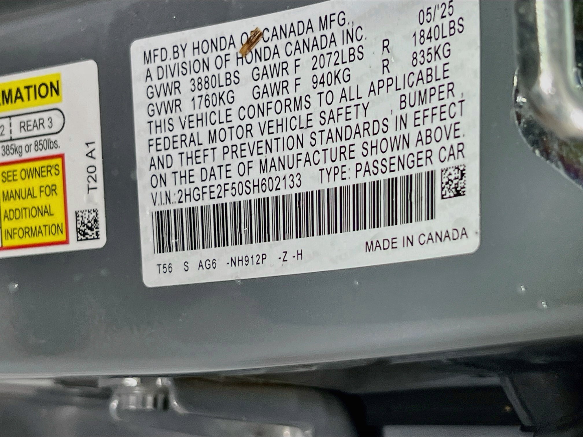Used 2025 Honda Civic Sport image 29
