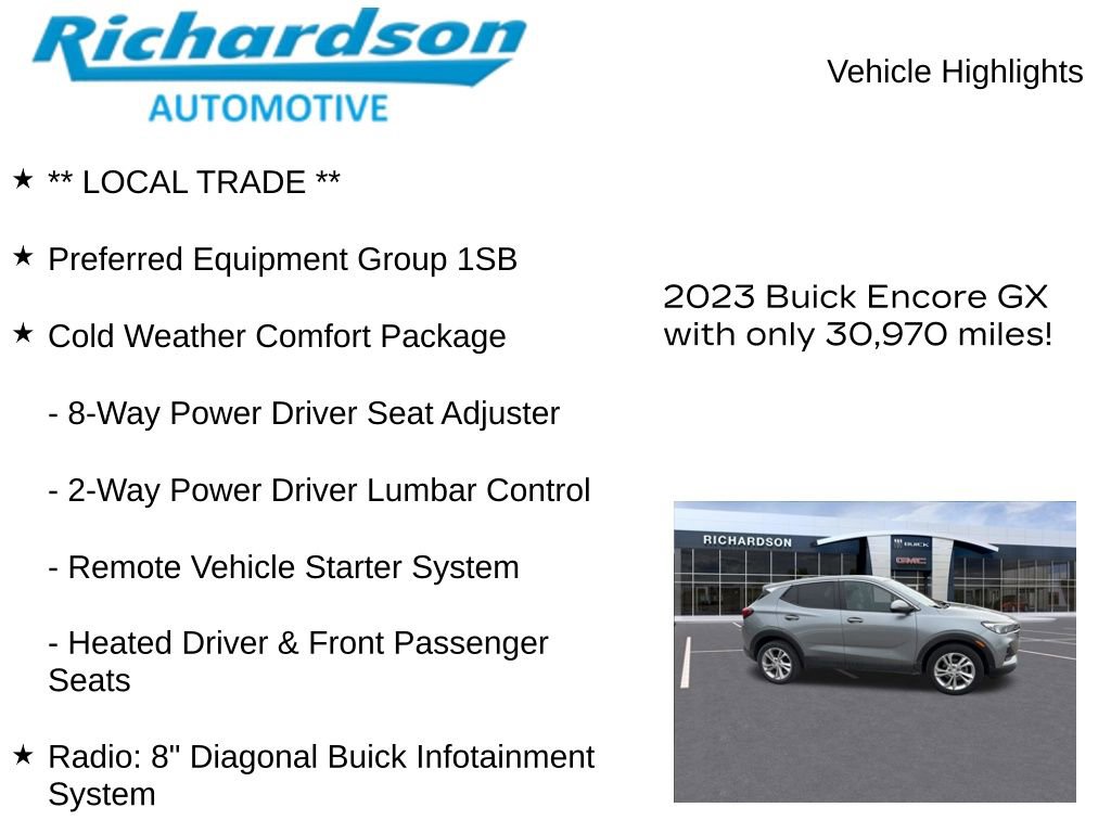 Used 2023 Buick Encore GX Preferred w/ Cold Weather Comfort Package image 11