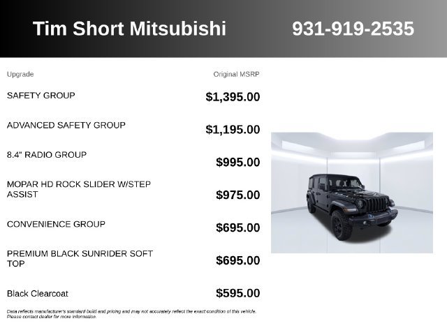 Used 2023 Jeep Wrangler Unlimited w/ Safety Group AWD/4WD image 7