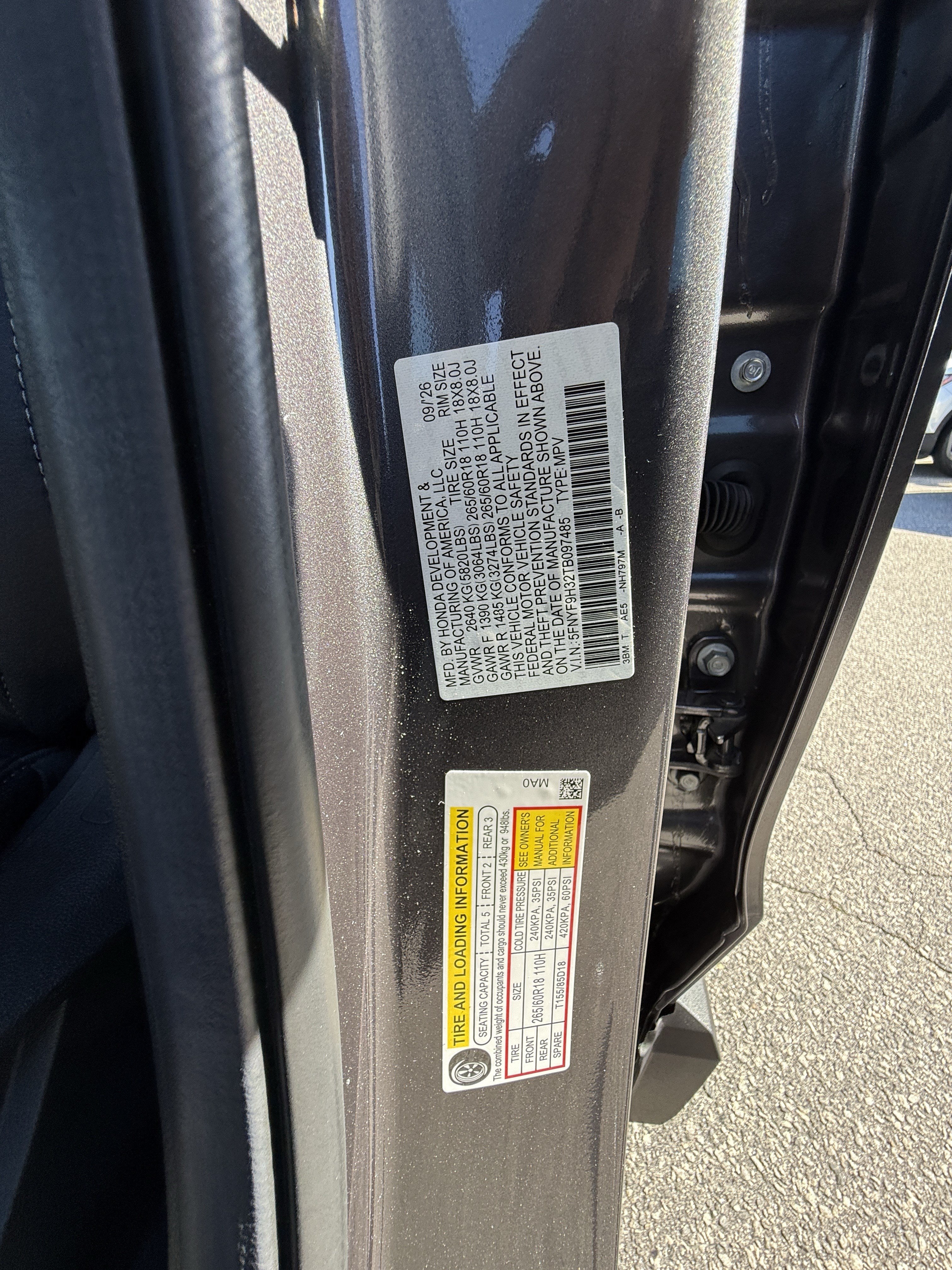 New 2026 Honda Passport RTL image 36