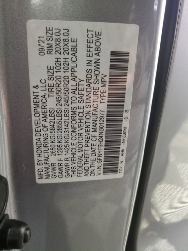 Certified 2022 Honda Pilot Special Edition image 29