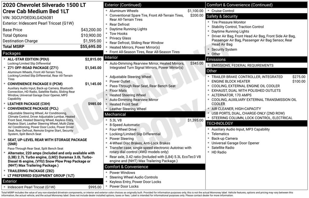 Used 2020 Chevrolet Silverado 1500 LT w/ All-Star Edition image 7