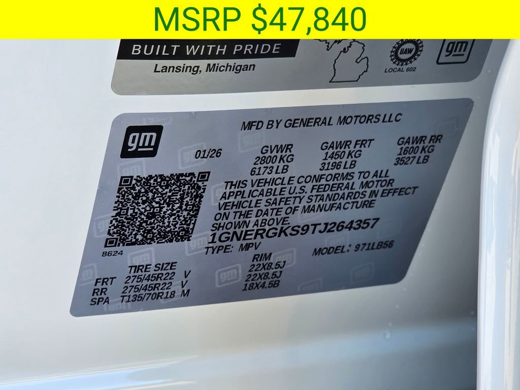 New 2026 Chevrolet Traverse LT image 44