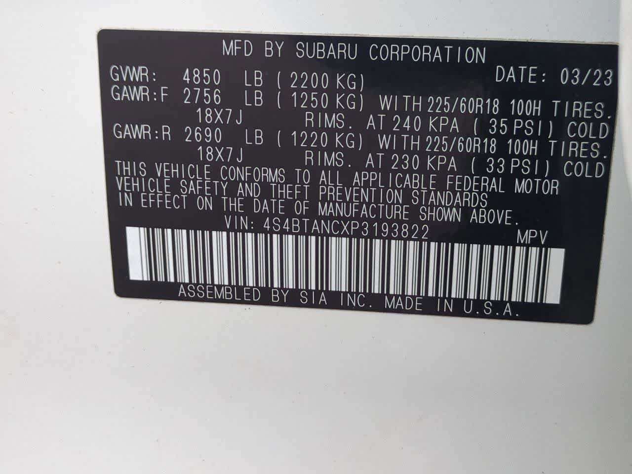 Used 2023 Subaru Outback Limited AWD/4WD image 38