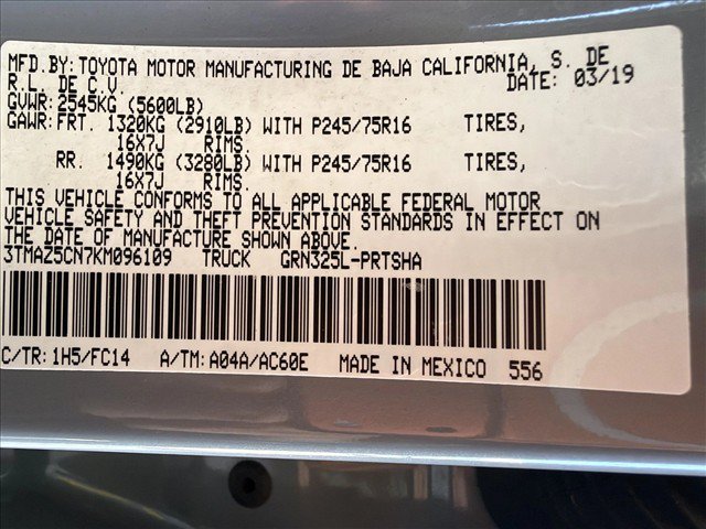 Used 2019 Toyota Tacoma SR5 RWD image 23