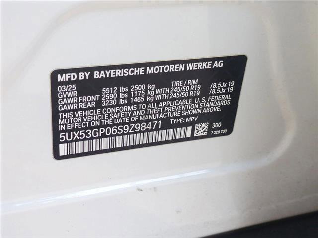 Certified 2025 BMW X3 xDrive30 w/ Convenience Package AWD/4WD image 26