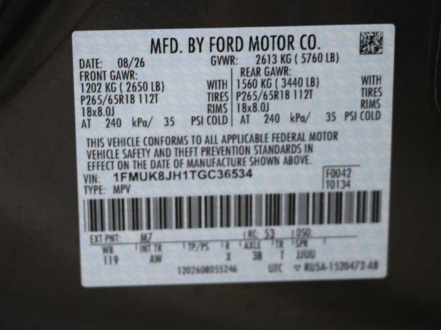 New 2026 Ford Explorer Tremor w/ Tremor Convenience Package AWD/4WD image 33